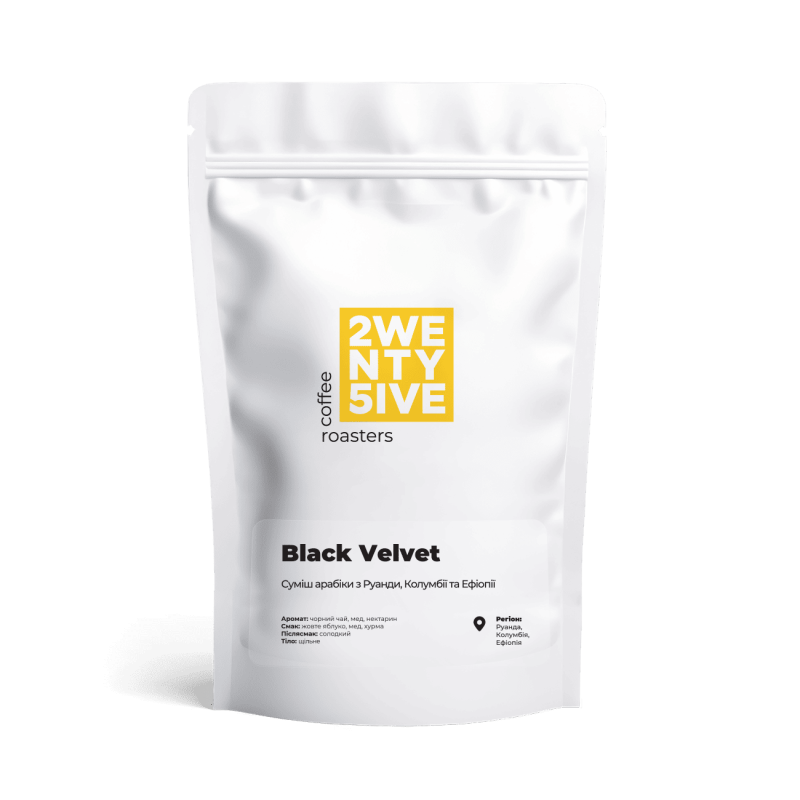 Coffee Beans Blend Arabica Black Velvet 100g