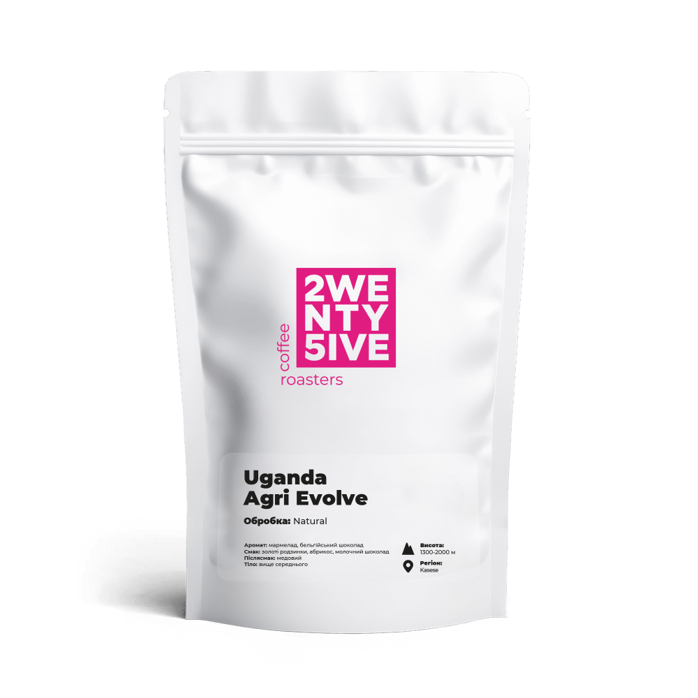 Кофе в зернах арабика Uganda Agri Evolve 100г
