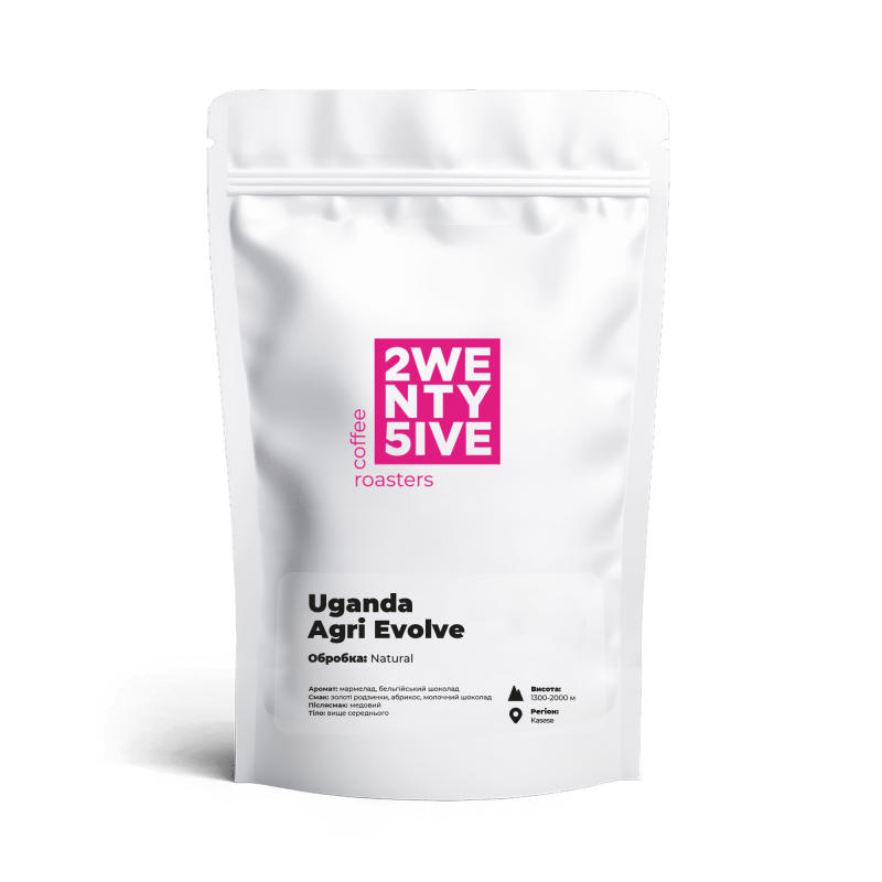 Кофе в зернах арабика Uganda Agri Evolve 100г