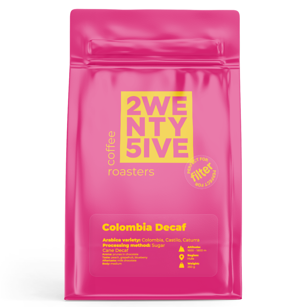 Кава в зернах арабіка Colombia Castillo Decaf 200г