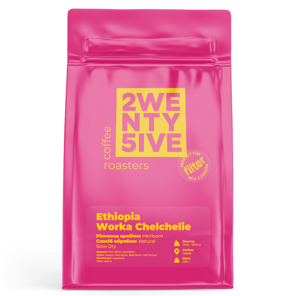 Arabica Coffee Ethiopia Worka Chelchelie 200g