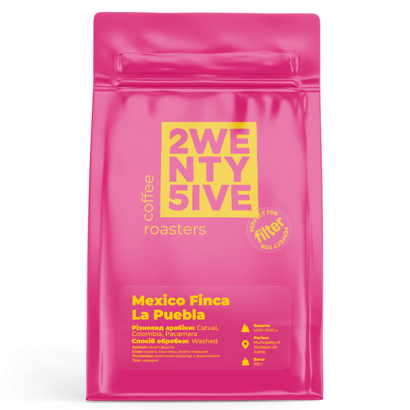 Arabica coffee beans Mexico Finca La Puebla 250g