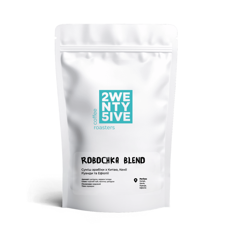 Arabica Blend Coffee Beans Robochka Blend 100g