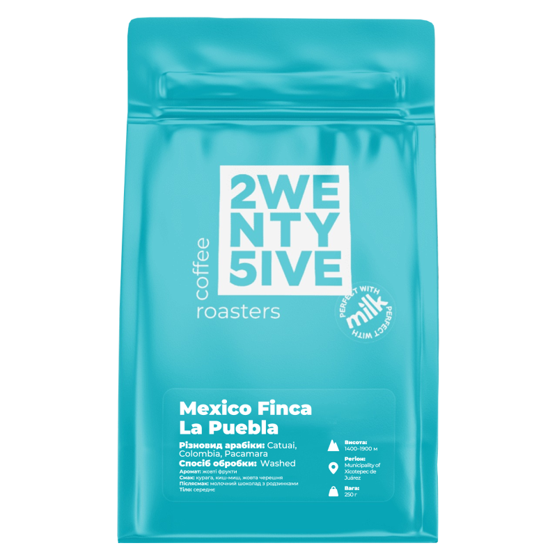 Кофе в зернах арабика Mexico Finca La Puebla 250г