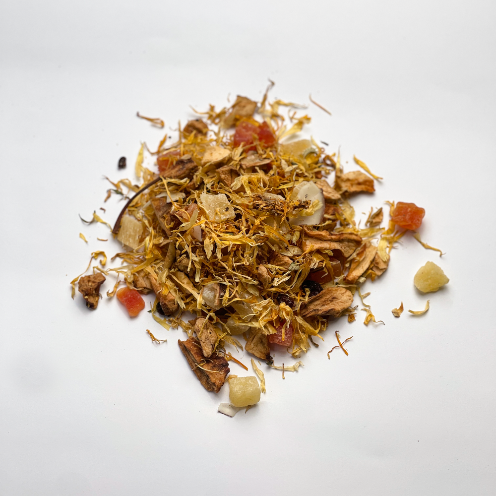 Чай фруктовый с календулой и цукатами