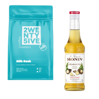 Комбо Nut Rush: Milk Rush + Сироп Monin макадамія