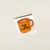 Объемная наклейка "Fuck Bad Coffee"